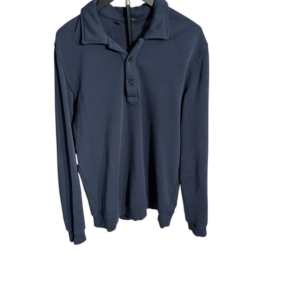 Saks Fifth Avenue Other - Saks Fifth Avenue Dark Blue Long Sleeve Polo